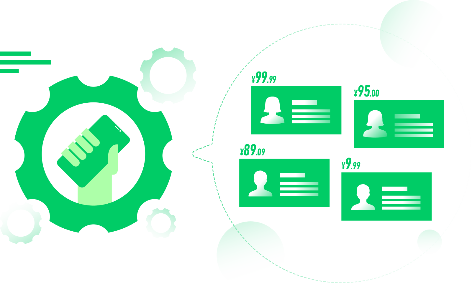 会员管理  会员多样化管理，全面掌控客户信息，精细化运营