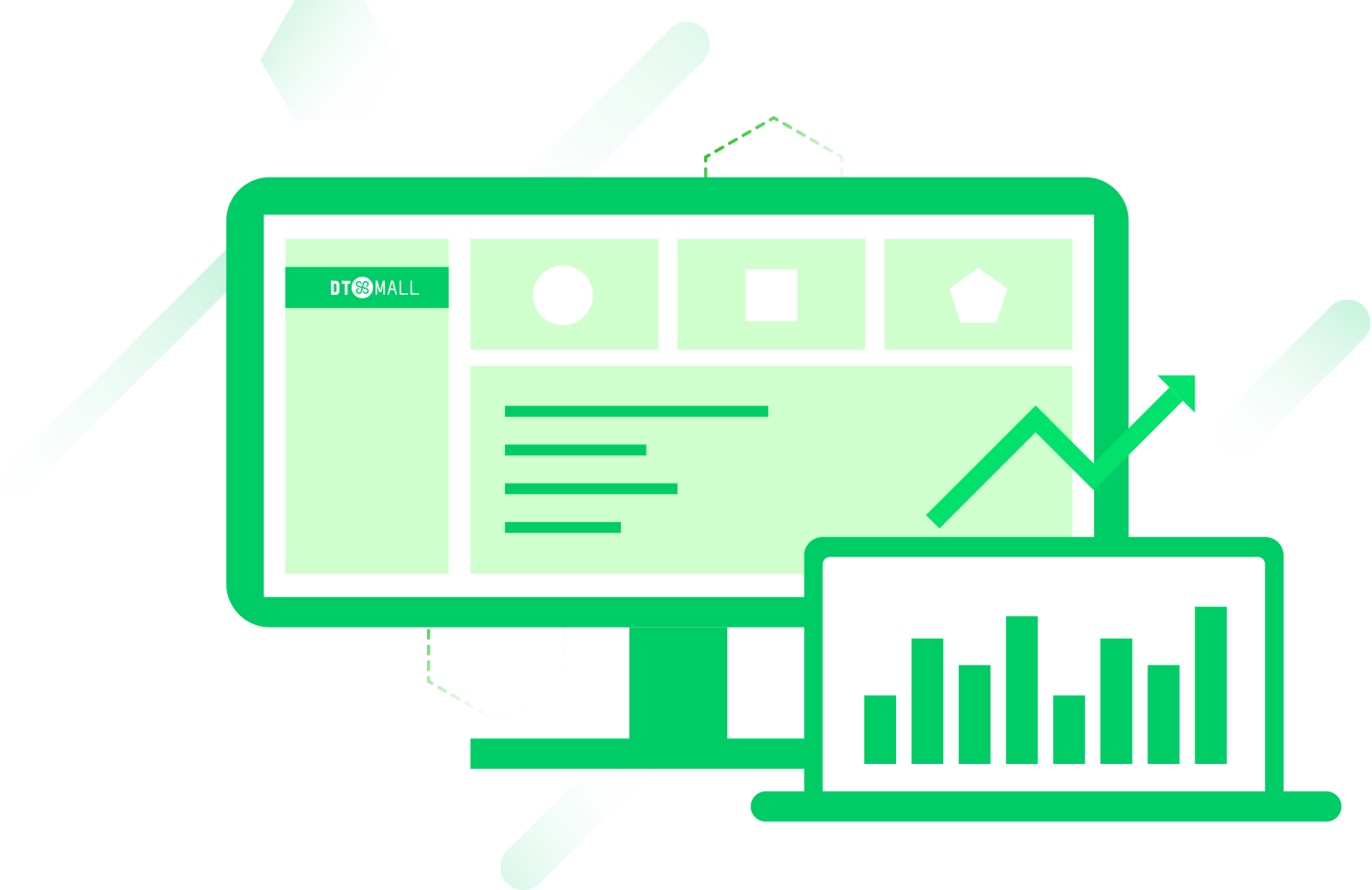 精确统计各项运营数据，评估市场营销效果，高效驱动营 销渠道ROI提升