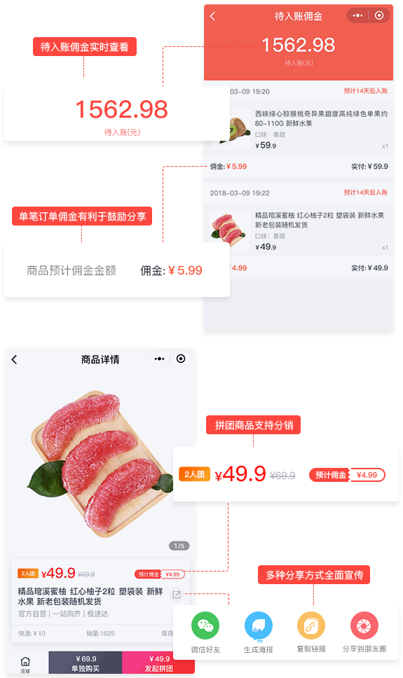 建立以三级分销为核心的推广矩阵